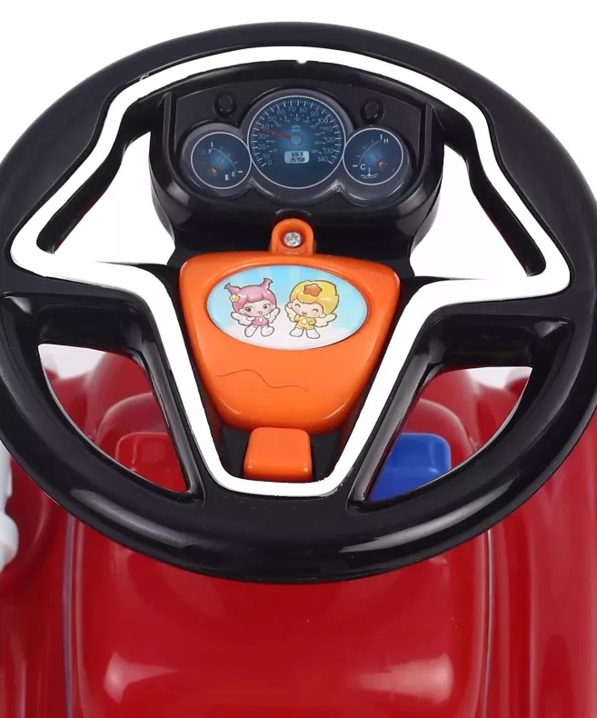 Mașinuță Pompieri Nicekids, Fără Pedale, cu Sunete - imagine 8