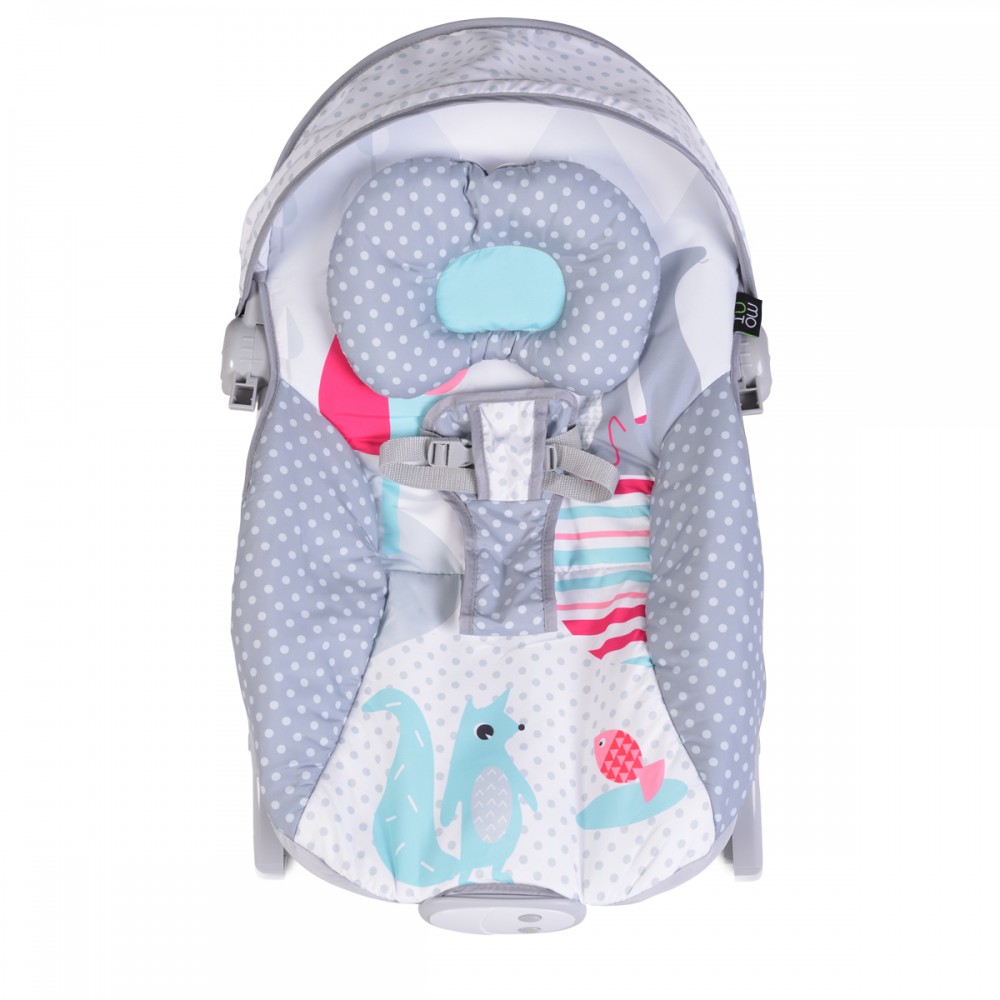 Balansoar Moni Rocker Lovely Forest cu muzică - imagine 3