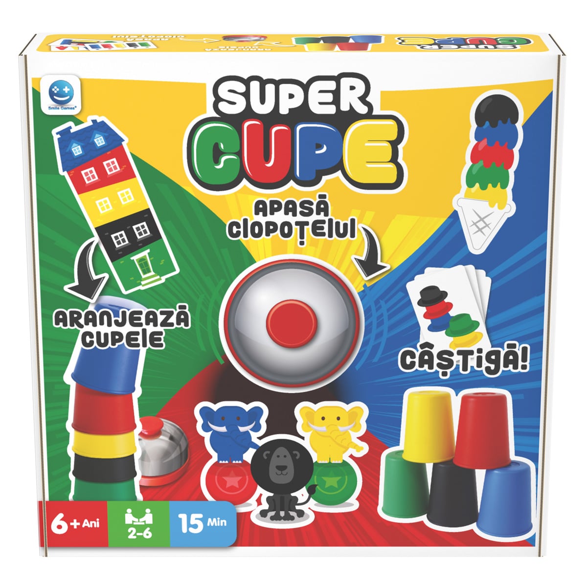 Smile Games Super Cupe - Joc de societate rapid