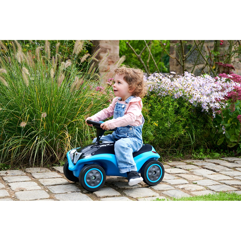 Masinuta Big Bobby Car Next Blue, Faruri LED, Big - imagine 2
