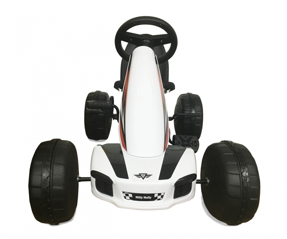 Kart Pedale Viper White Milly Mally +3 Ani