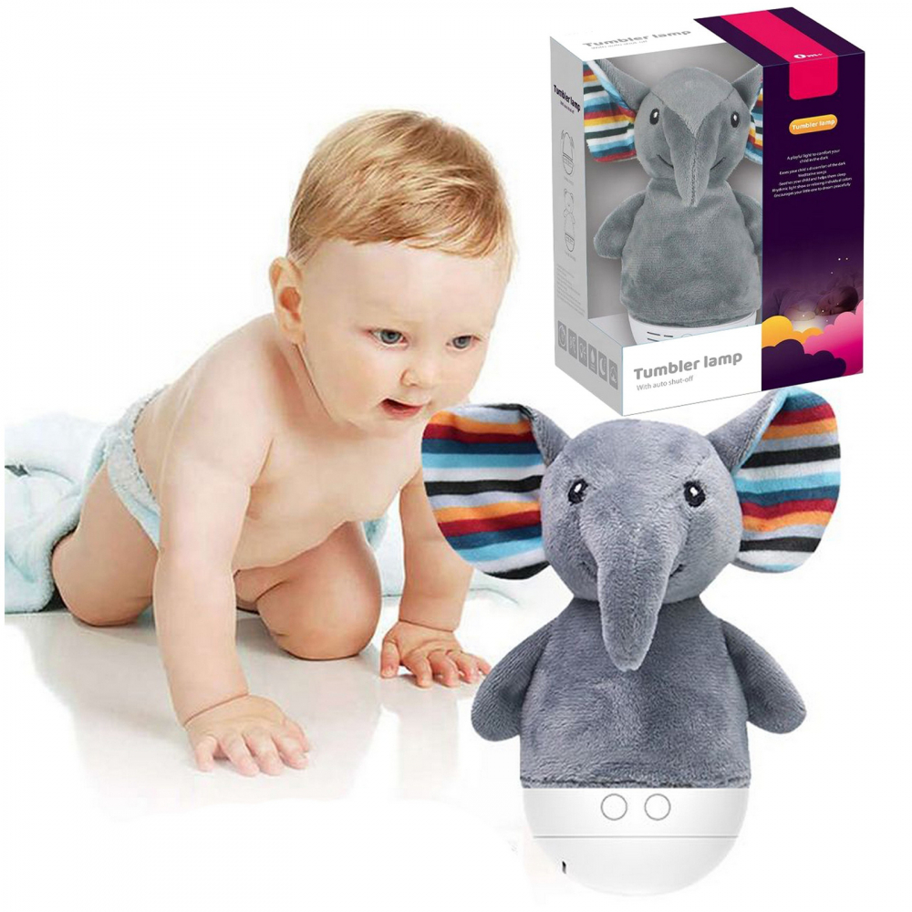 Lampa Veghe Muzicală LED Elefant 7 Culori