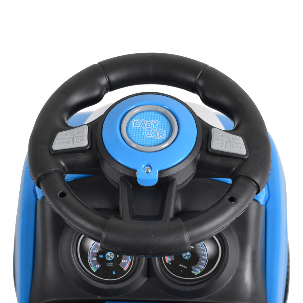 Moni Rider 2in1 Blue - Masinuta cu maner parental - imagine 3