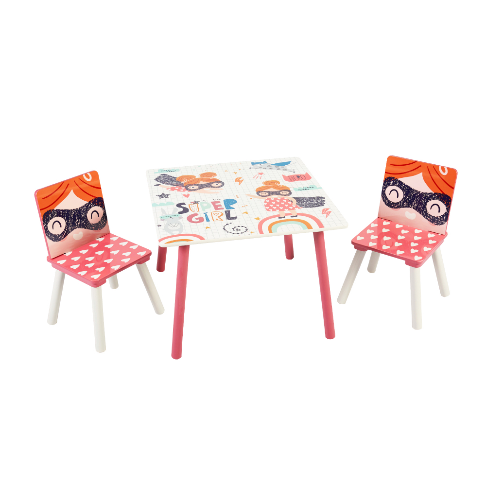 Set masă și 2 scaune Ginger Home Super Girl - imagine 10
