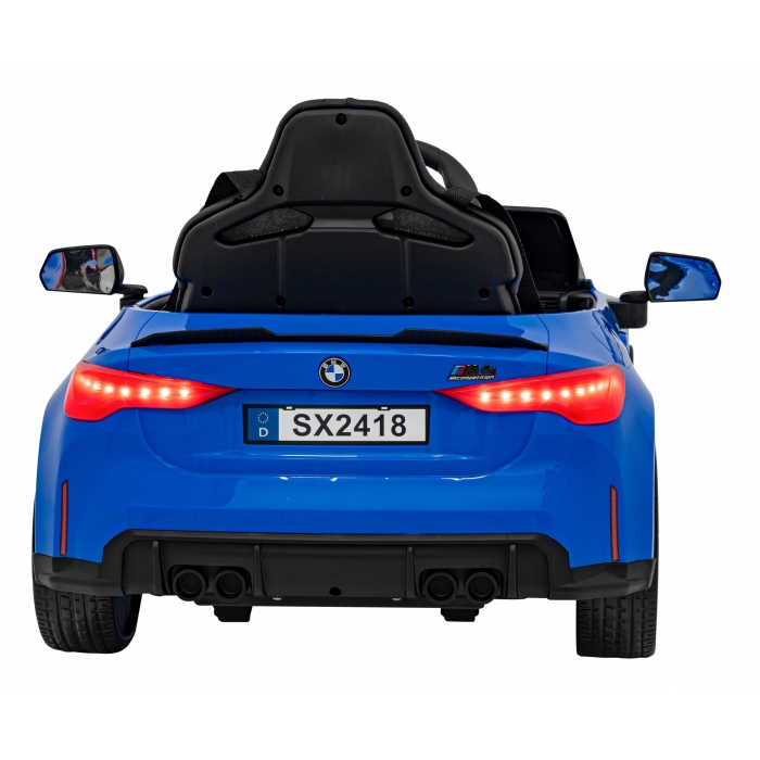 Masinuta Electrica BMW M4 Albastru 70W cu Telecomanda - imagine 2