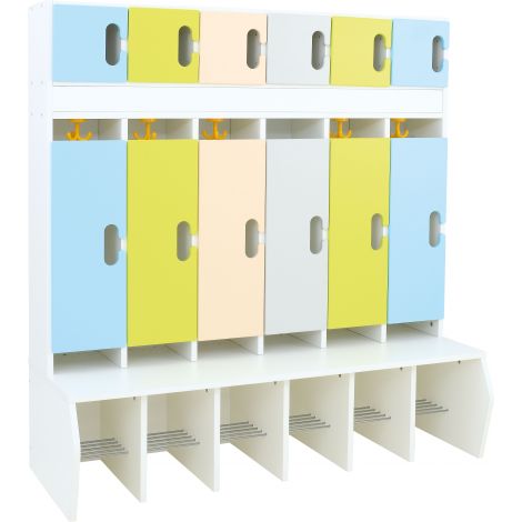 Set Vestiare Chameleon 5 Moje Bambino, Inchidere Silentioasă