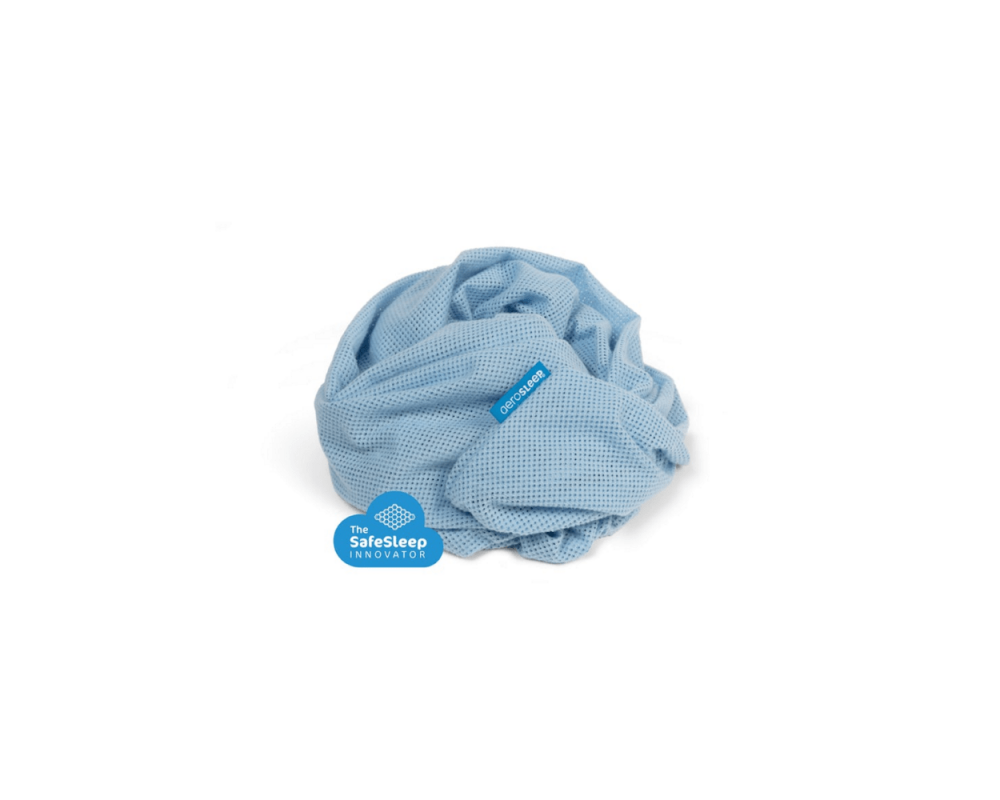 Cearsaf Aerosleep 70x140 cm Bleu | Respirabil - imagine 2