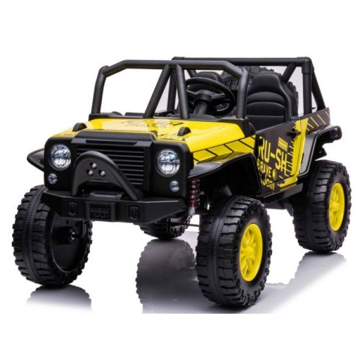 Masinuta Electrica RAPTOR XXL 24V 4x4 Galben