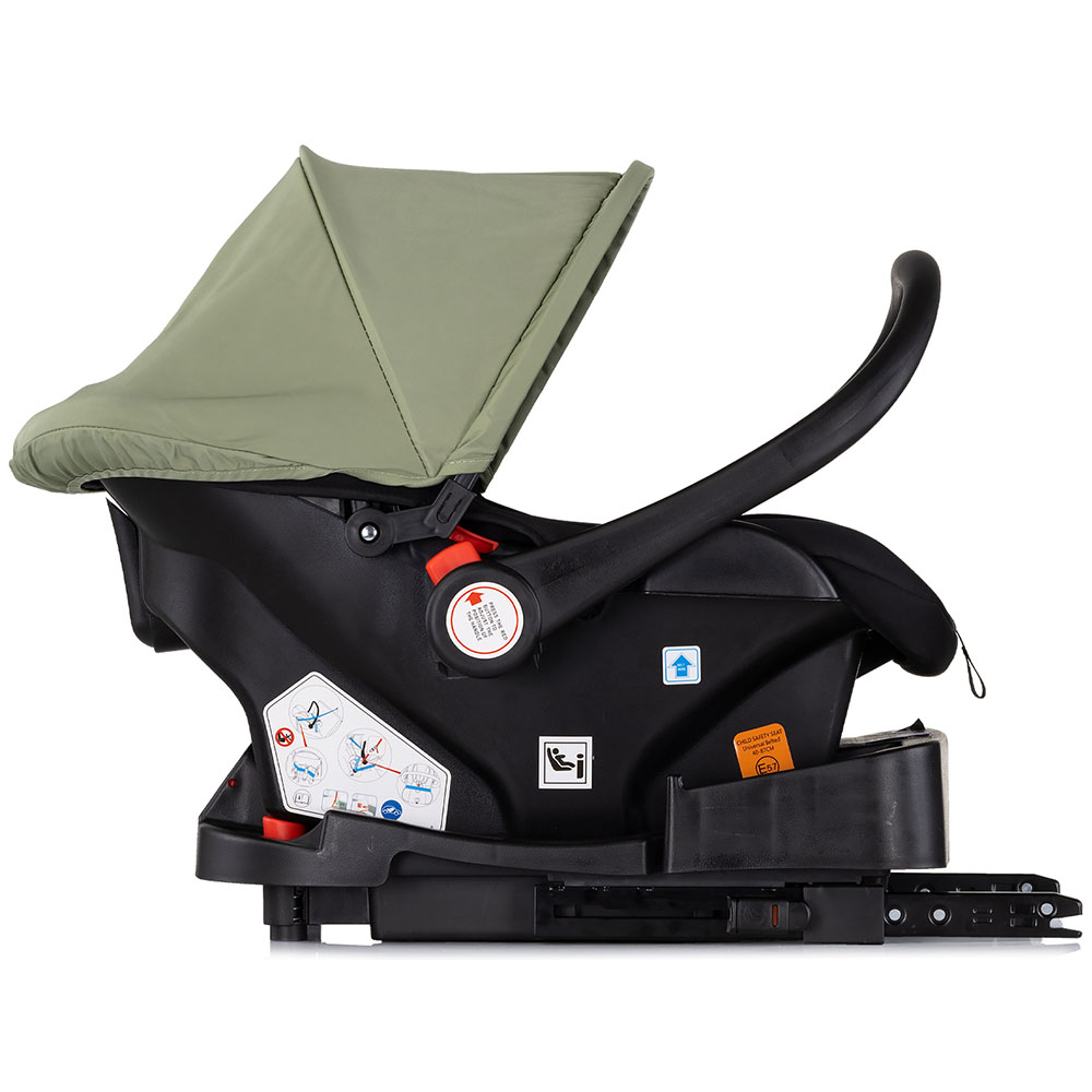 Carucior 3 in 1 Chipolino Vista Basil - Transformabil - imagine 12