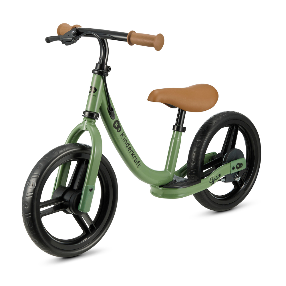 Bicicleta Echilibru Kinderkraft Space Light Green - imagine 4