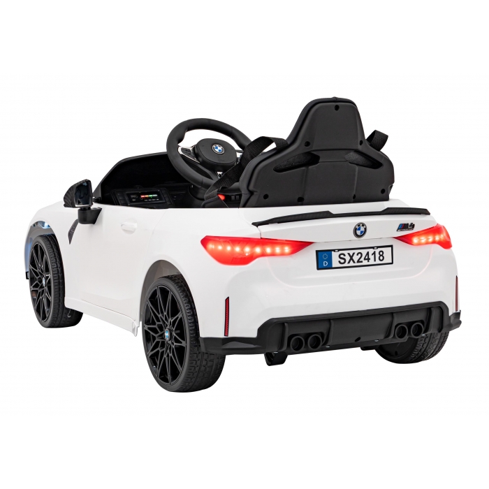 Masinuta Electrica BMW M4 Alb 70W cu Telecomanda - imagine 9