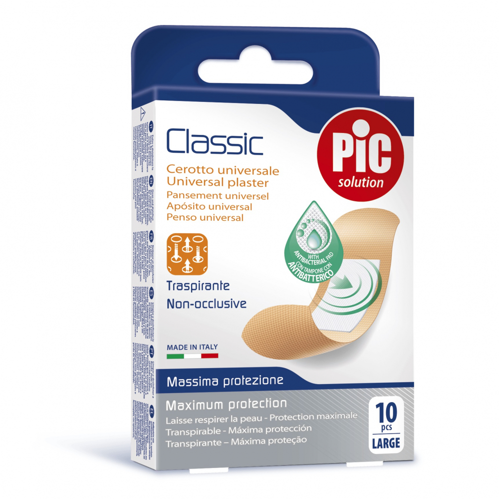 Plasturi Pic Solution Classic antiseptici 10 buc - imagine 2