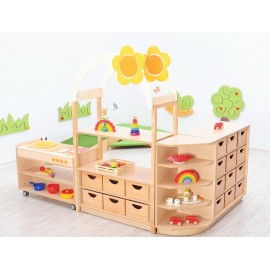 Set Mobilier Grădiniță Flexi 48 - Moje Bambino