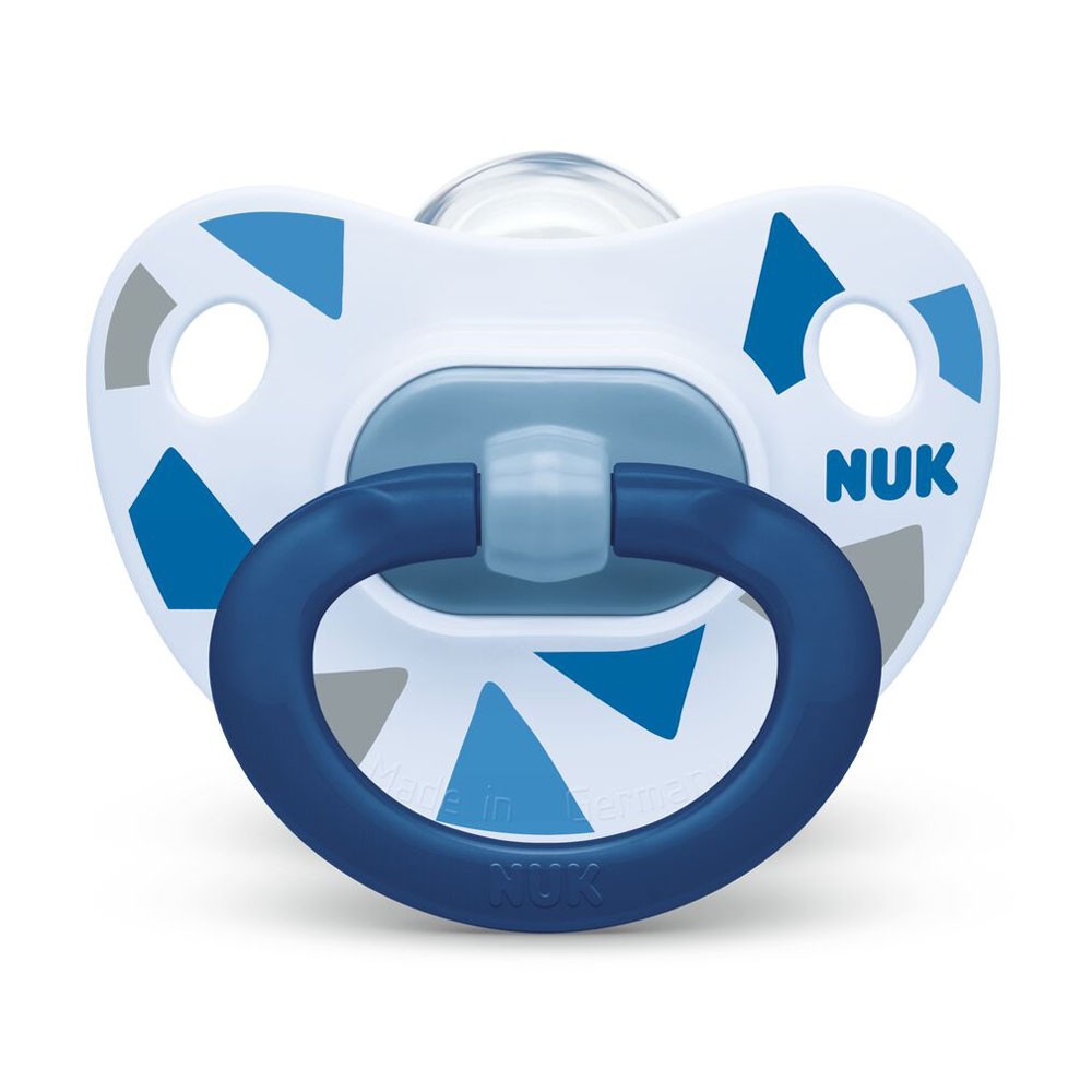 Suzeta Nuk Happy Days Silicon M2 Bleu, 6-18 luni
