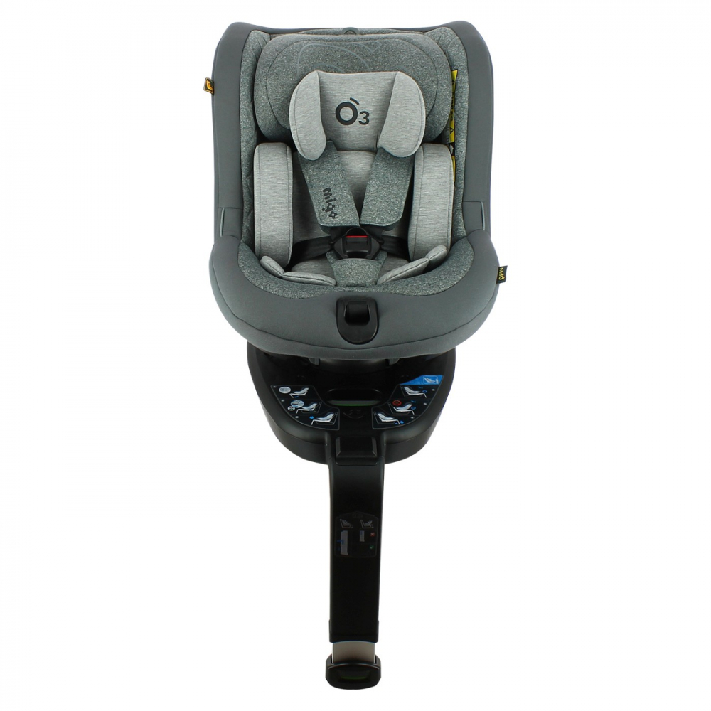 Scaun Auto Nado Migo O3 i-Size Gri, 40-105 cm - imagine 3