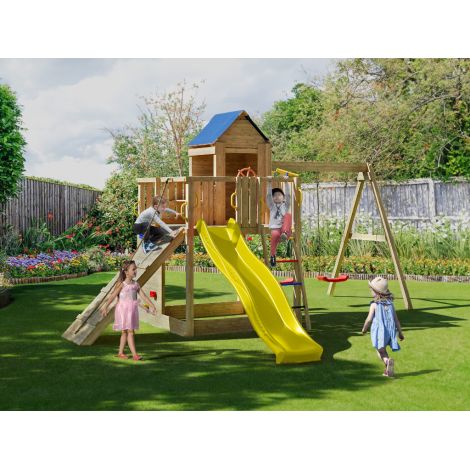 Fungoo Treehouse 7in1 - Spațiu Joacă Lemn pentru 10 Copii - imagine 2