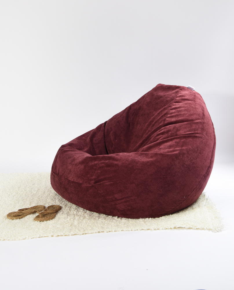 Fotoliu Pufrelax Nirvana Velvet Marsala | 619 Lei