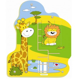 Aplicație Perete Leul Beleduc | Puzzle Educativ Lemn