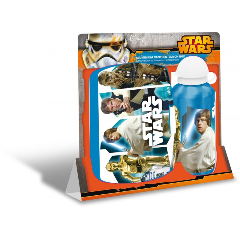 Set Star Wars: Recipient Apa și Cutie Prânz