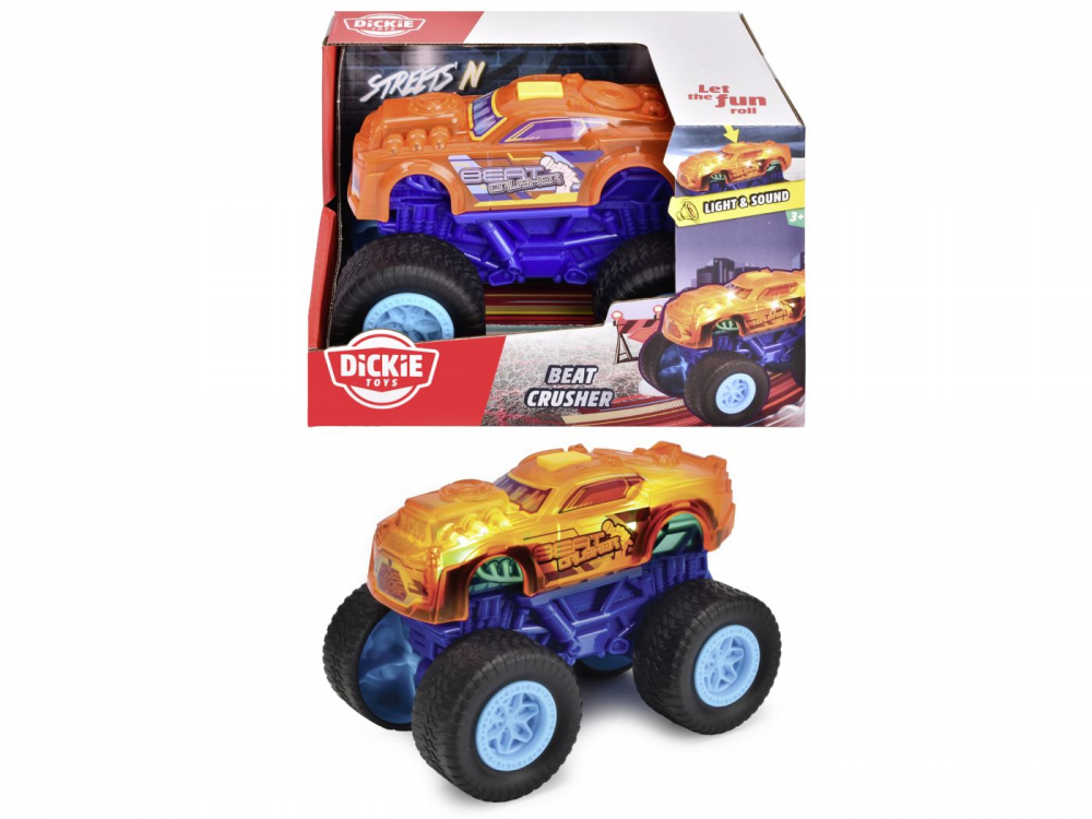 Simba Beat Crusher 17cm - Mașină Teren Sunete