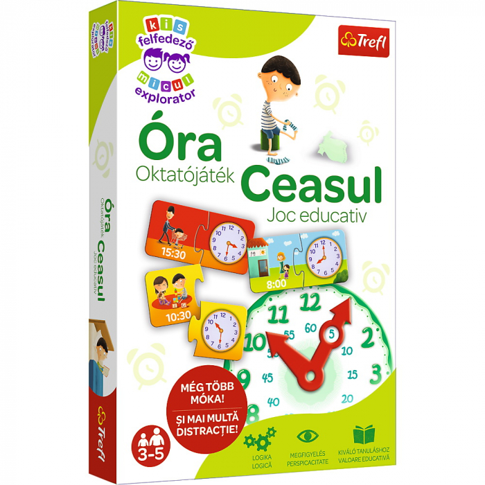 Joc Educativ Invata Ceasul Trefl