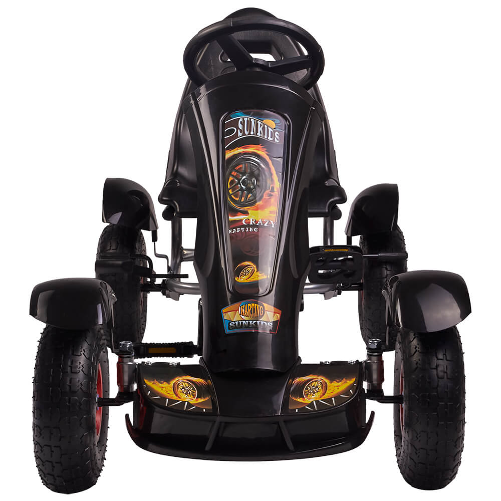 Kart cu pedale F618 Air Negru Kidscare - imagine 3