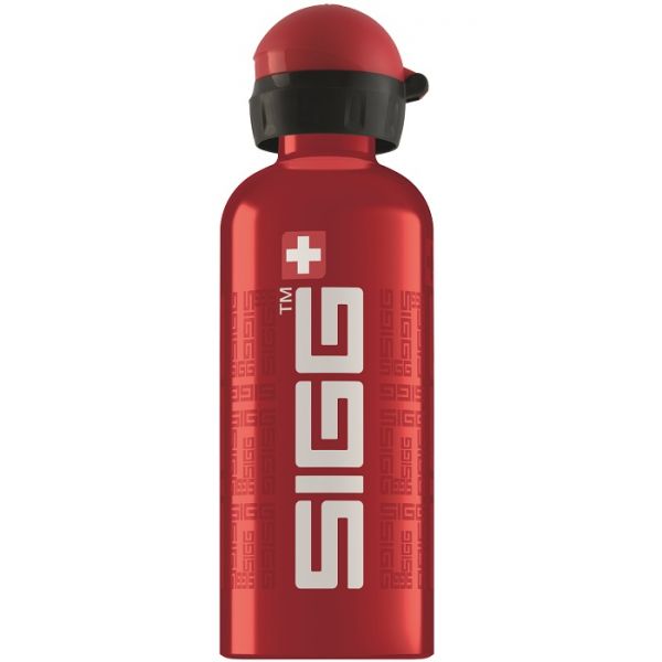 Bidon Sigg Siggnature Red 0.6L, Aluminiu