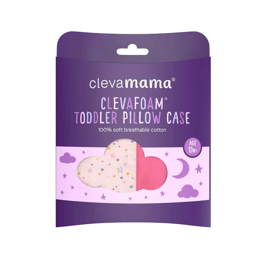 Făța de pernă Clevamama roz, copii +12 luni - imagine 2