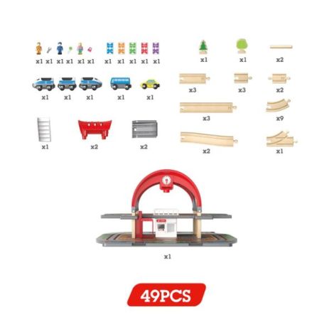 Set Gara Centrala Hape 45 Piese Joc Interactiv - imagine 5