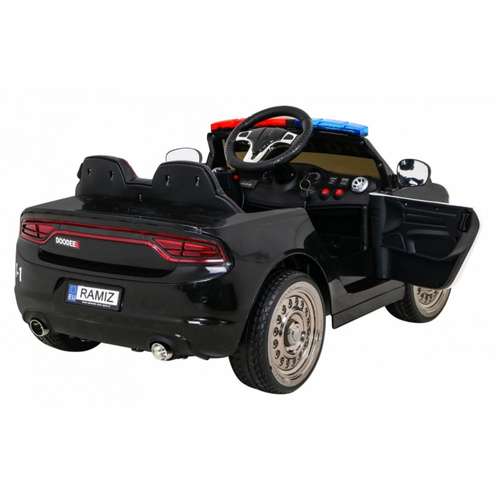 Masinuta Electrica Ramiz Super-Police 70W, Telecomanda - imagine 4