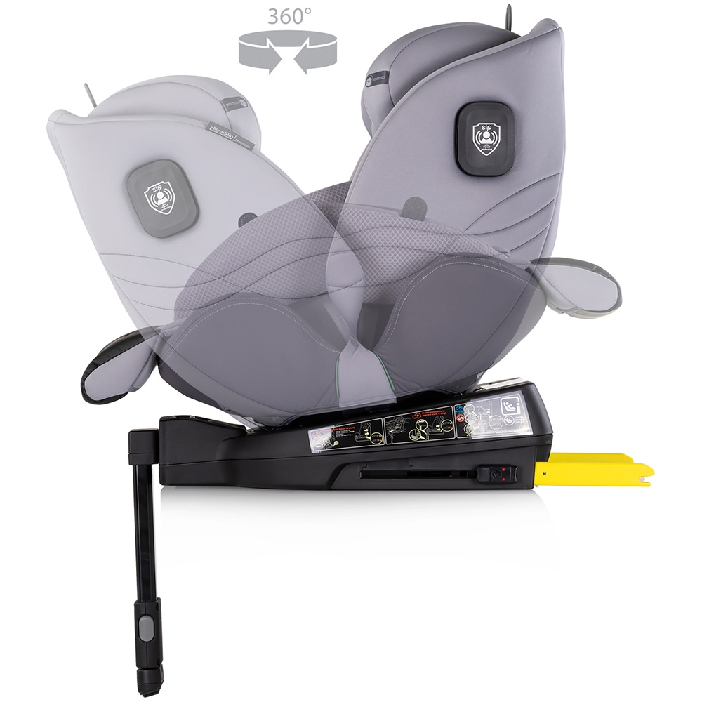 Chipolino Premium Cloud i-Size Scaun Auto Rotativ 0-12 Ani - imagine 7