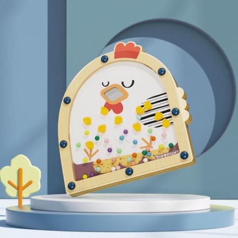 Joc Montessori Hraneste Gaina Topbright - imagine 3