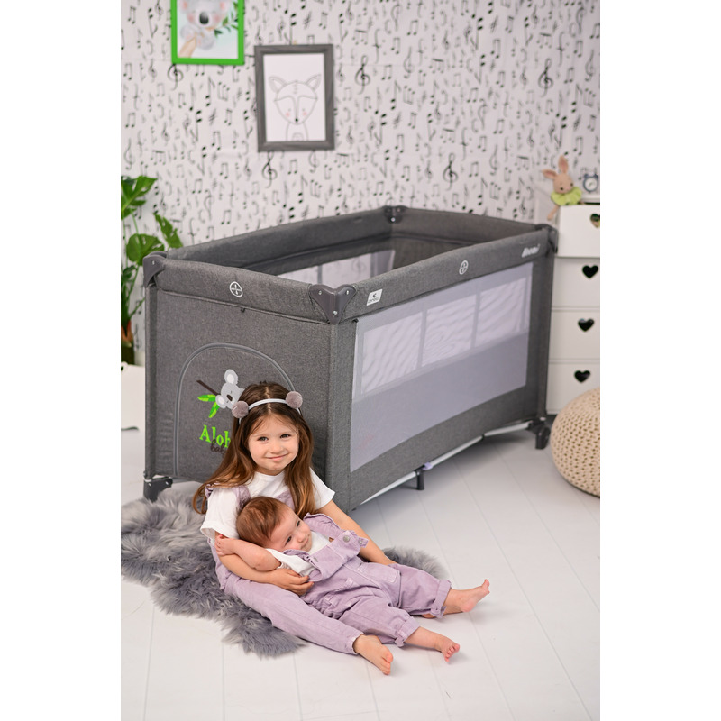 Patut Pliabil Lorelli Noemi Mellow Rose, 2 Nivele - imagine 3
