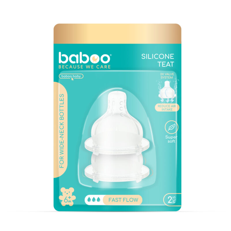 Tetine Baboo Anti-Colic 6+ luni - imagine 3