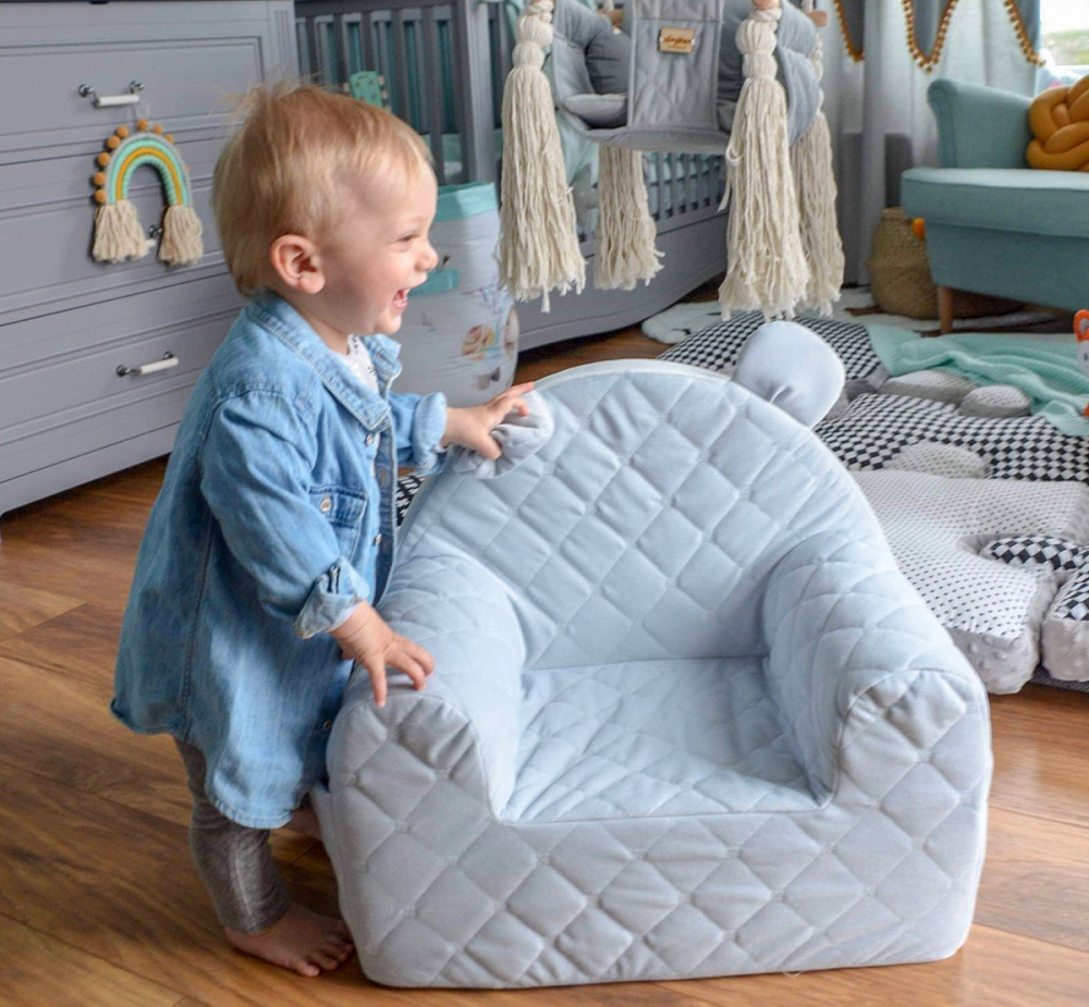 Fotoliu Velvet Ursulet BabySteps Mint - imagine 7