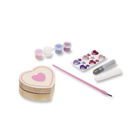 Cutie Inimioara DIY Melissa & Doug - Decor lemn - imagine 5