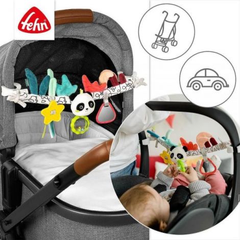 Jucărie Carucior Panda Fehn - Dezvoltare Multisenzorială - imagine 4