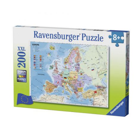 Puzzle Harta Europei 200 piese Ravensburger