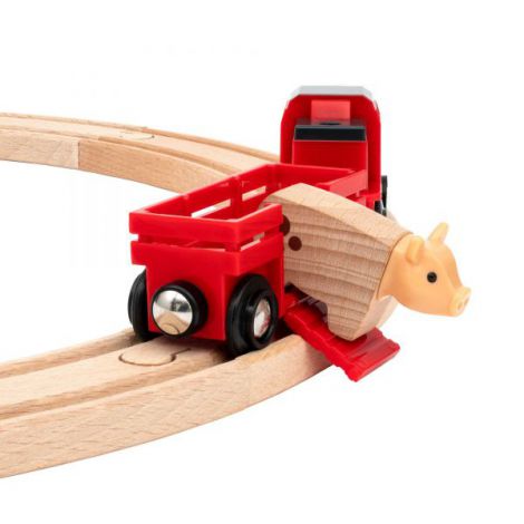 Set Animale Ferma BRIO 33984 cu Tren - imagine 5