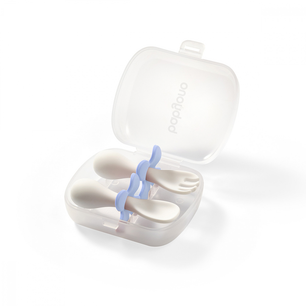 Set tacamuri ergonomice Babyono albastru - imagine 6