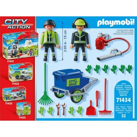 Playmobil Echipa Curățare Străzi | Jucarie Educativă - imagine 4