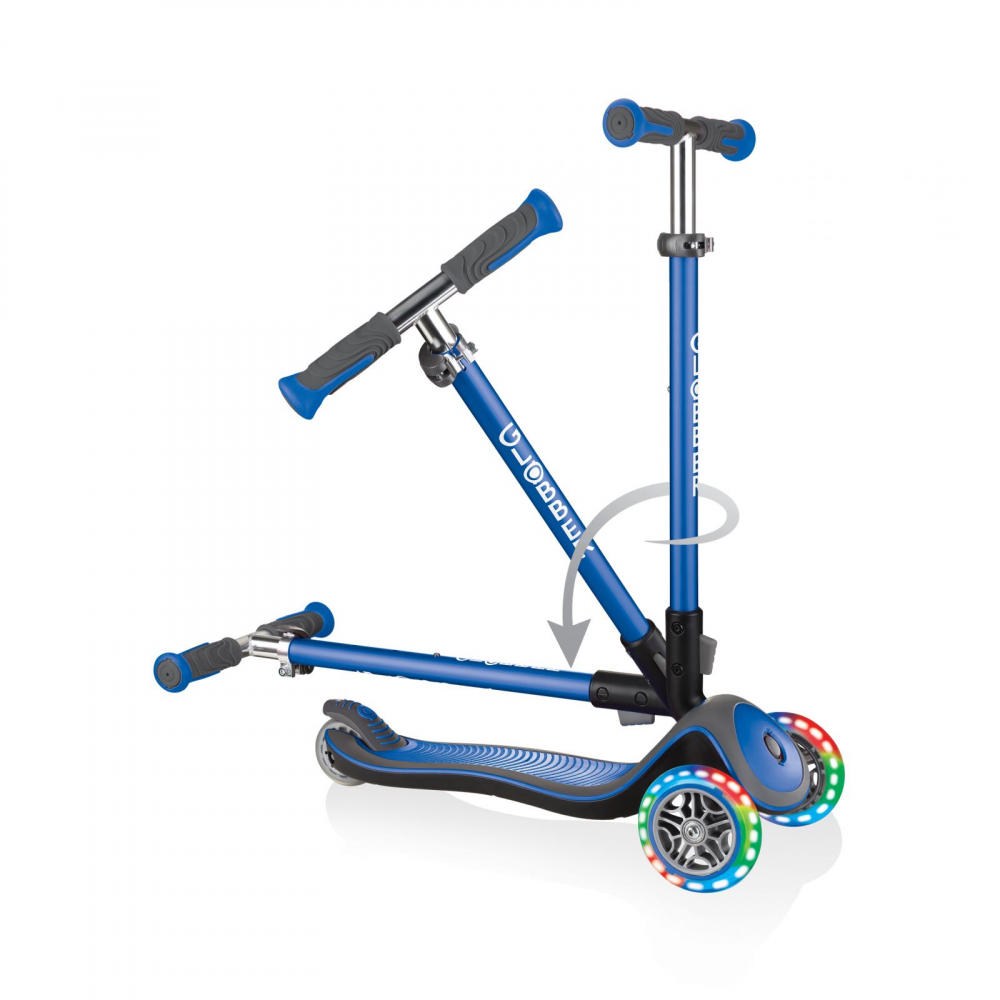 Globber Elite Deluxe Lights - Trotineta LED Pliabila - imagine 11