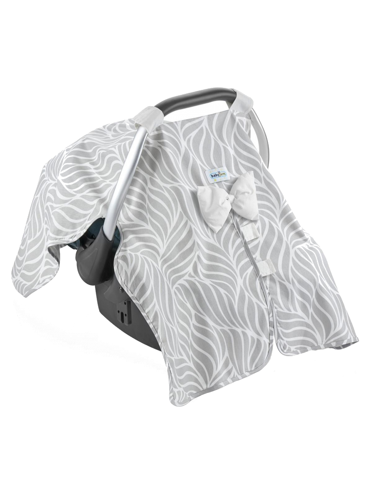 Parasolar BabyJem Scaun Auto Gri | Protecție UV - imagine 2