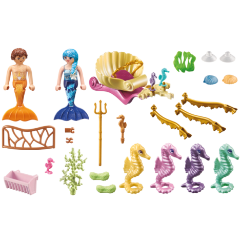 Playmobil Trasura cu Cai de Mare - Aventură Marină - imagine 2