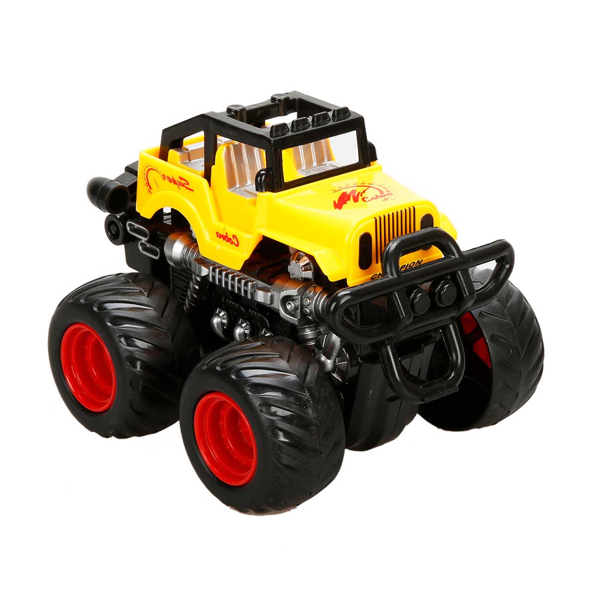 Mașinuță Off-Road Maxx Wheels Galbenă 13 cm
