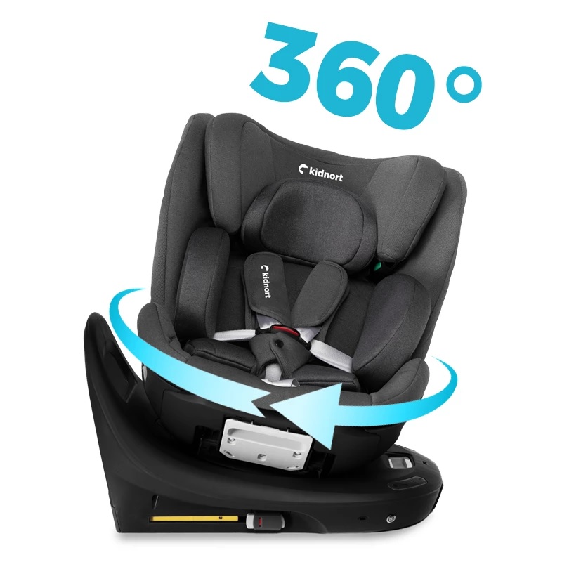 Scaun auto Kidnort 360° i-Size, Rotativ