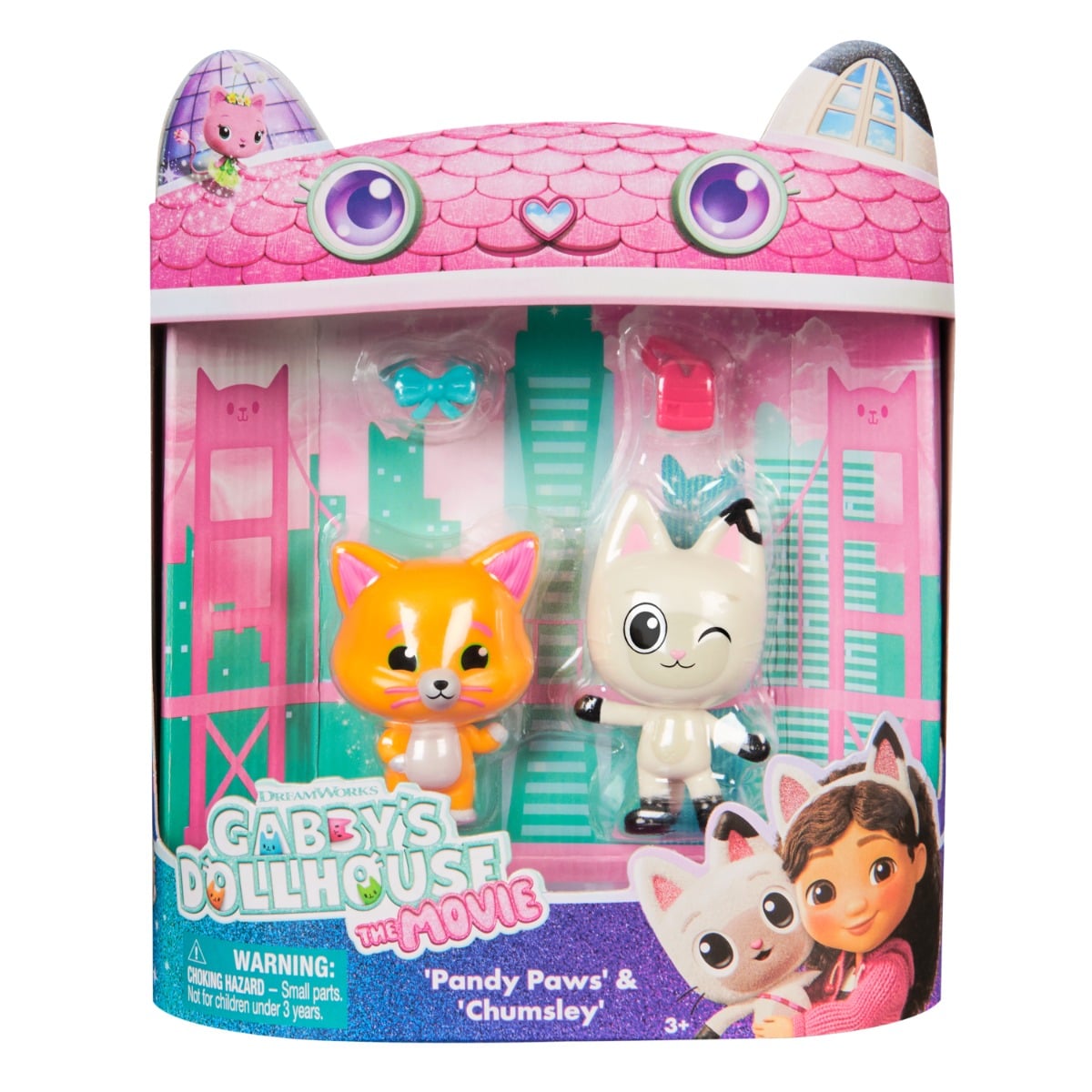 Set 2 Figurine Gabby's Dollhouse Pandy Paws