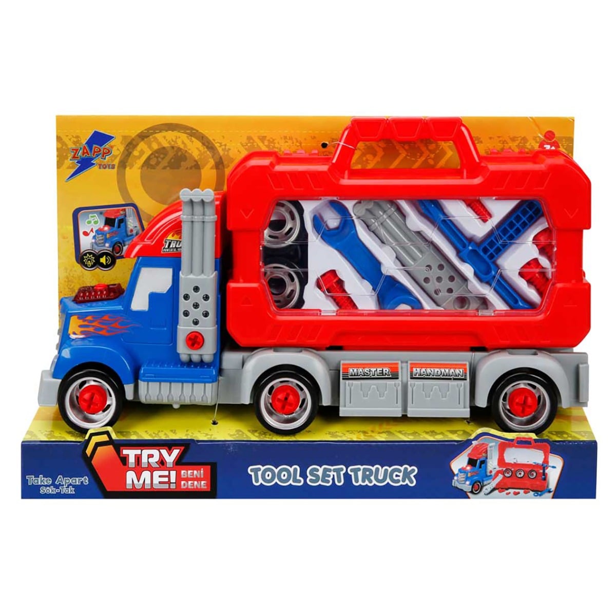 Set Camion Scule Zapp Toys cu Lumini si Sunete