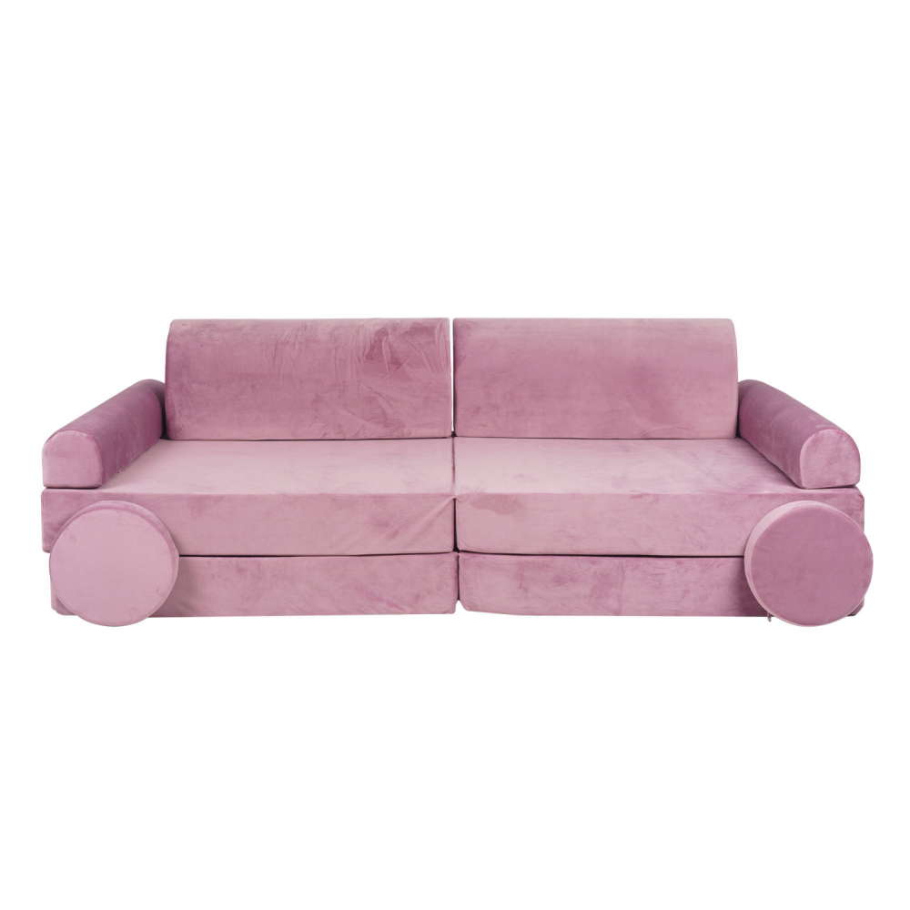 Canapea Modulară Meowbaby Velvet Roz