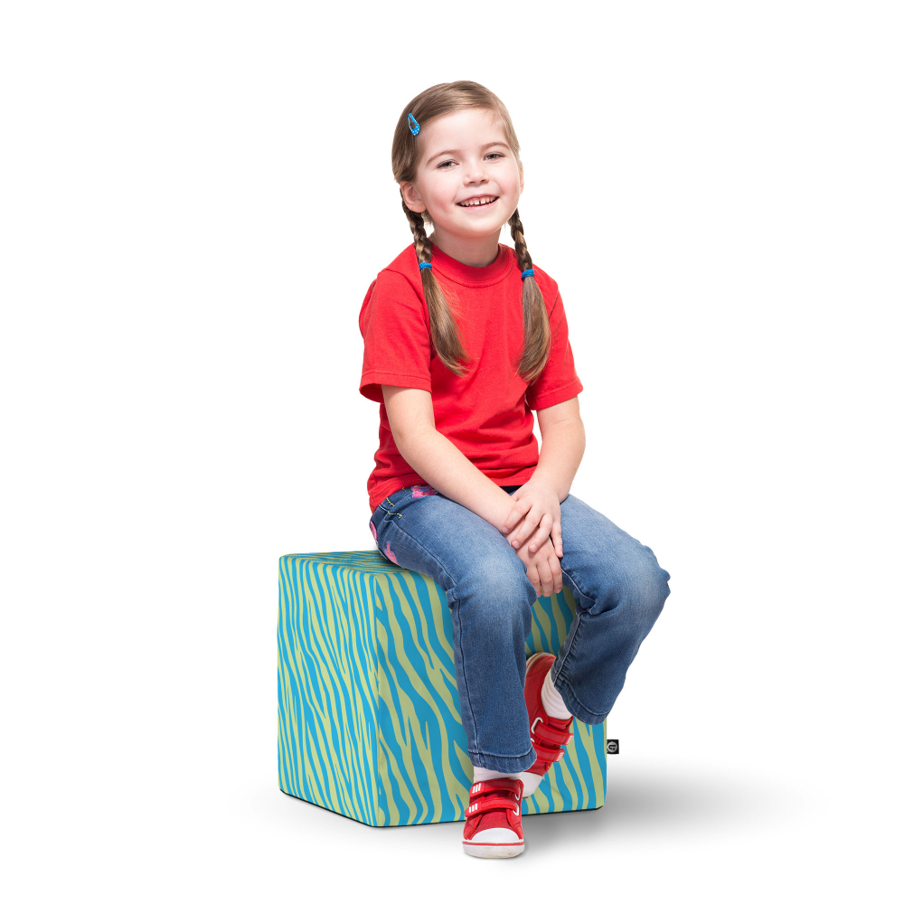 Taburet Updeco Cub Zebra | Design Modern